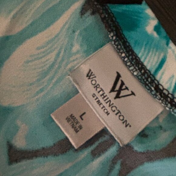 3 Worthington Scoop Neck Short Cap Sleeve Tops - Size Large - Picture 3 of 15